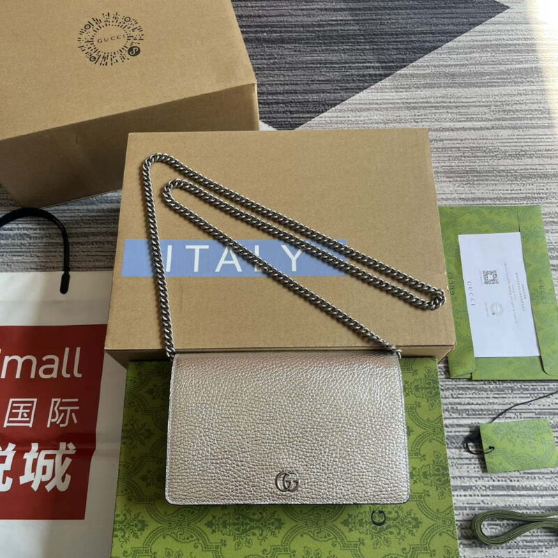 gucci 497985 gg marmont leather mini chain bag silver 001 luxibags.ru .jpg