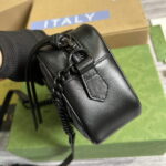 gucci 634936 gg marmont mini shoulder bag black matelass chevron leather 4 luxibags.ru .jpg