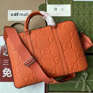 gucci 658573 mens jumbo gg briefcase bag orange 001 luxibags.ru .jpg