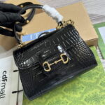 gucci 703848 gucci horsebit 1955 mini bag black crocodile leather 3 luxibags.ru .jpg