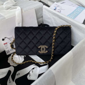 hanel ap3363 flap baguette bag velvet black 001 luxibags.ru .jpg