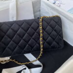 hanel ap3363 flap baguette bag velvet black 002 luxibags.ru .jpg