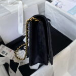 hanel ap3363 flap baguette bag velvet black 005 luxibags.ru .jpg