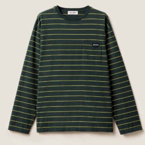 Long Sleeve Cotton Jersey Forrest Green