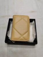 chanel 19 card holder with zipper leather beige wallet i8ohp.jpeg