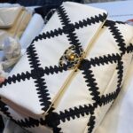 chanel 19 flap bag crochet gold and silver tone white black 24cm as1160 b04824 c0200 lsf9r.jpg