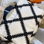 chanel 19 flap bag crochet gold and silver tone white black 24cm as1160 b04824 c0200 w4oaz.jpg