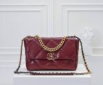 chanel 19 flap bag shiny crumpled leather burgundy 22cm 4tp7y.jpeg