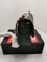 chanel 19 flap bag shiny gold and silver tone black 26cm as1160 b04852 94305 nsh0r.jpg