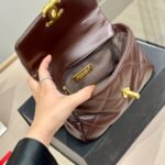 chanel 19 flap bag shiny gold and silver tone brown 20cm nydgu.jpg