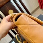 chanel 19 flap bag shiny gold and silver tone camel 26cm as1160 b04852 nb356 xyd2g.jpg