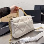 chanel 19 flap bag shiny gold and silver tone white 26cm as1161 b04852 10601 8uloh.jpg