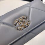 chanel 19 long flap wallet grey ap0955 xaohu.jpg