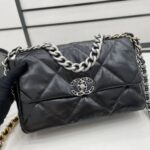 chanel 19 series classic double c logo silver turn buckle black 31cm p2hdu.jpg
