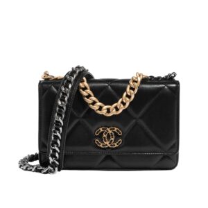 chanel 19 wallet on chain bag shiny gold and silver tone black 19cm ap3267 b04852 94305 9nojs.jpg