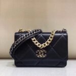 chanel 19 wallet on chain bag shiny gold and silver tone black 19cm ap3267 b04852 94305 f2pme.jpg