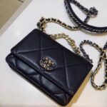 chanel 19 wallet on chain bag shiny gold and silver tone black 19cm ap3267 b04852 94305 jzeol.jpg