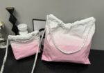 chanel 22 mini handbag patent gradient leather pink 20cm bws0y.jpg