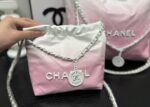 chanel 22 mini handbag patent gradient leather pink 20cm cqyvq.jpg