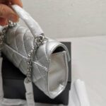 chanel 23p clutch with chain bag with top handle silver 18cm pybly.jpg