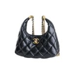 chanel 24a limited edition tassel chain hobo bag in black 20cm xeddi.jpg