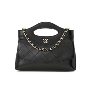 chanel 24c mini 31 clutch with chain shiny black 24cm xpjzz.jpg