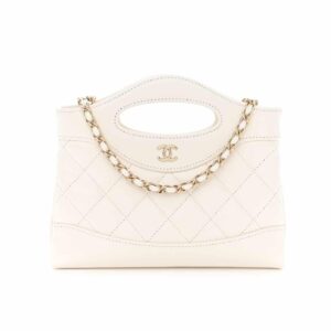 chanel 24c mini 31 clutch with chain shiny white 24cm aduq0.jpg