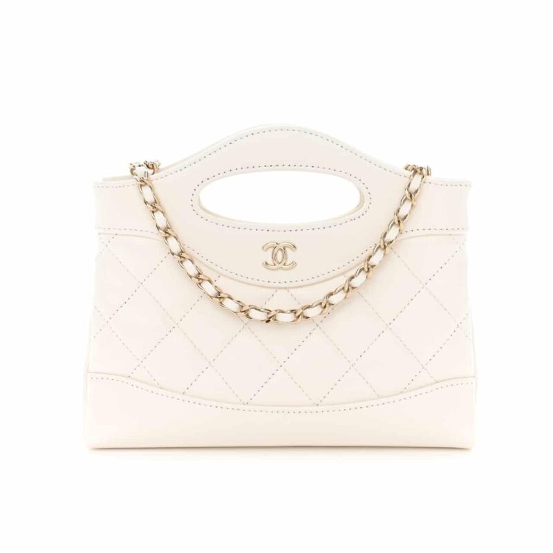 chanel 24c mini 31 clutch with chain shiny white 24cm aduq0.jpg