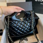 chanel 31 bag leather black 24cm 7iwup.jpg