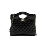 chanel 31 bag leather black 24cm pb4dn.jpg
