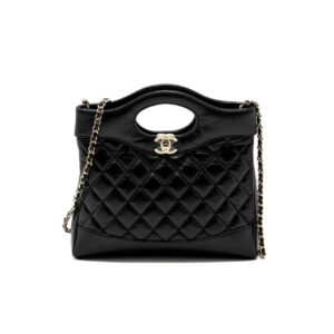 chanel 31 bag leather black 24cm pb4dn.jpg