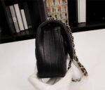 chanel black chevron medium flap bag 25cm dtvht.jpeg