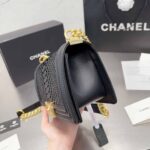 chanel boy flap bag snake leatherblack 25cm 3j383.jpg