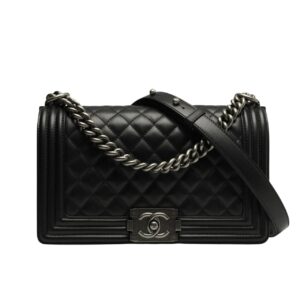 chanel boy medium handbag black sliver hardware 25cm a67086 y09953 94305 ll4jw.jpg