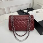 chanel classic double flap bag plum red 25cm ho1oz.jpg