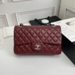 chanel classic double flap bag plum red 25cm p3oks.jpg