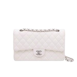 chanel classic double flap bag white 25cm ceifn.jpg