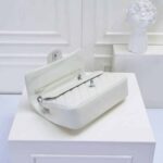 chanel classic double flap bag white silver hardware 25cm wawfo.jpeg