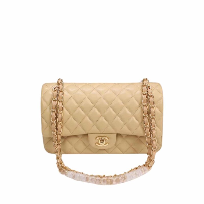 chanel classic flap beige gold hardware 25cm qvfyb.jpg