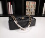 chanel classic flap black gold hardware 25cm uejxd.jpg