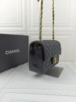 chanel classic flap caviar black crossbody bag 20cm 4yppn.jpeg