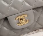 chanel classic flap gray gold hardware 25cm l3b5u.jpg