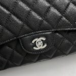 chanel classic flap sliver hardware black 33cm cerwc.jpg