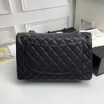 chanel classic flap sliver hardware black 33cm xn5jl.jpg