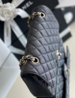 chanel classic grain silver hardware handbag black a01112 iuaza.jpg