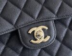 chanel classic grain silver hardware handbag black a01112 lnwmd.jpg