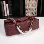 chanel classic handbag red 25cm w8imj.jpg