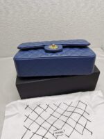 chanel classic medium flap navy and gold 25cm 3xnqy.jpeg