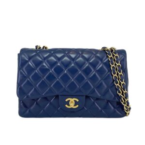 chanel classic medium flap navy and gold 25cm eozez.jpg