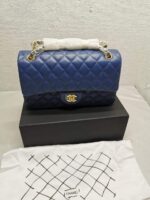 chanel classic medium flap navy and gold 25cm lh1a5.jpeg